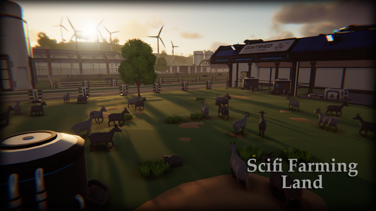 Scifi Farming Land - By Yorakeys