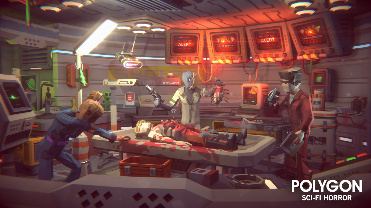 Sci-Fi Horror Pack - Synty POLYGON - Stylized Low Poly Assets