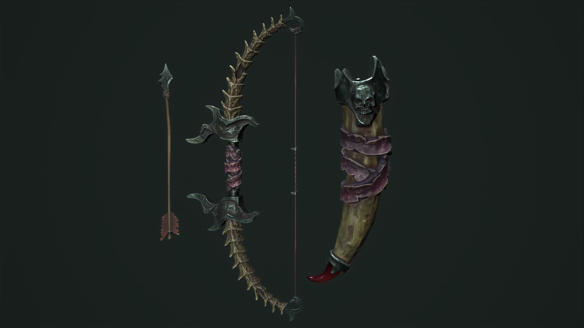 Undead bow quiver arrow