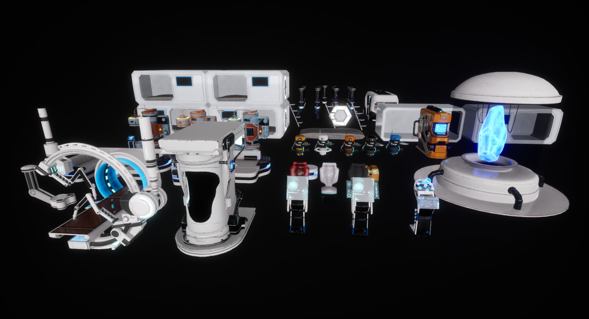 Ultimate Futuristic Props Bundle – Complete Collection (Vol.1–4)