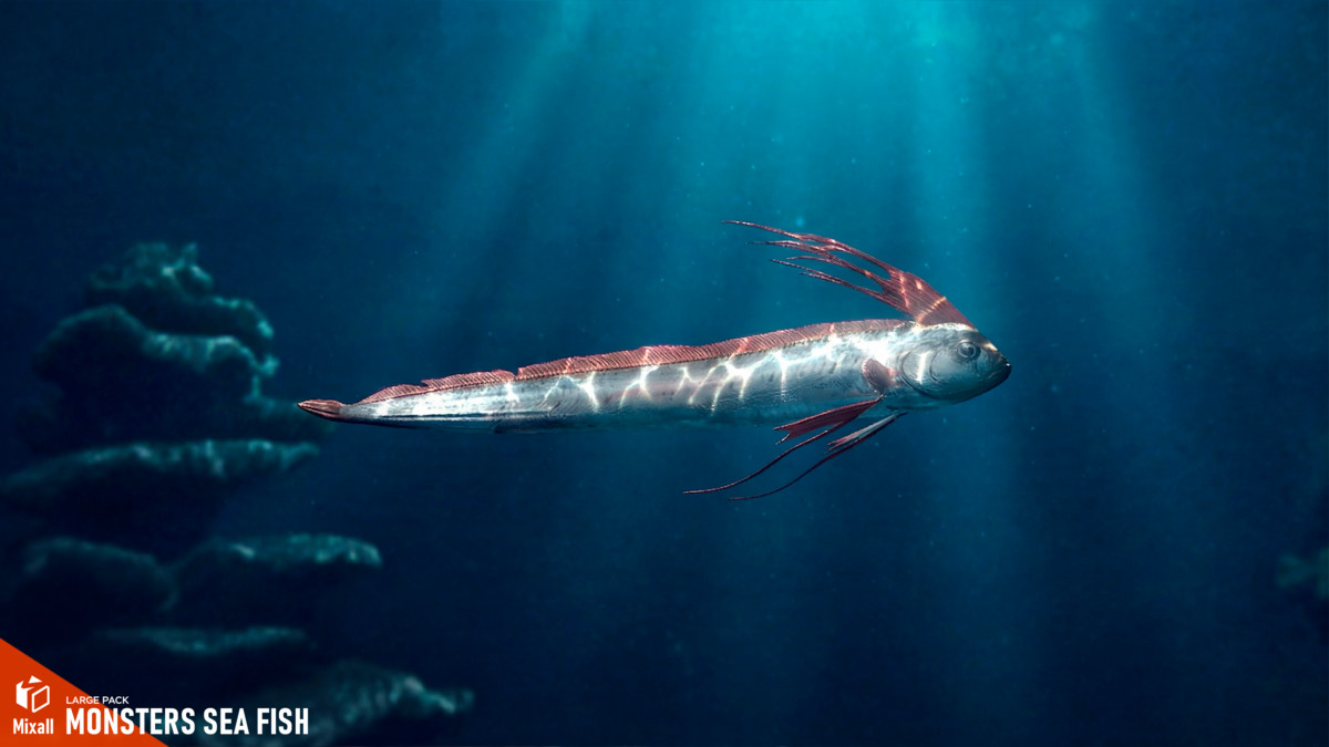 Monsters sea fish - large pack