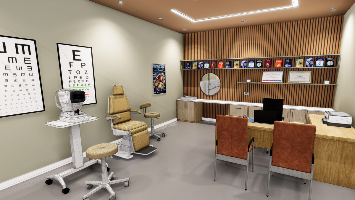 Modern Eye Clinic Interior Environment