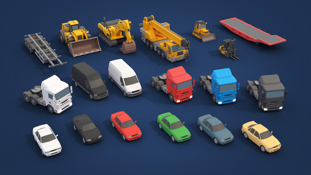Port - Low Poly 3D Models Pack