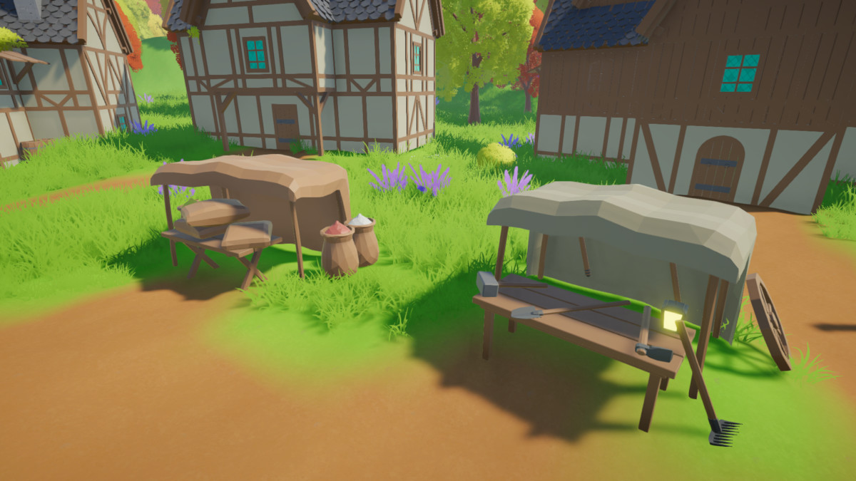 VERDANT Low Poly Modular Medieval Village