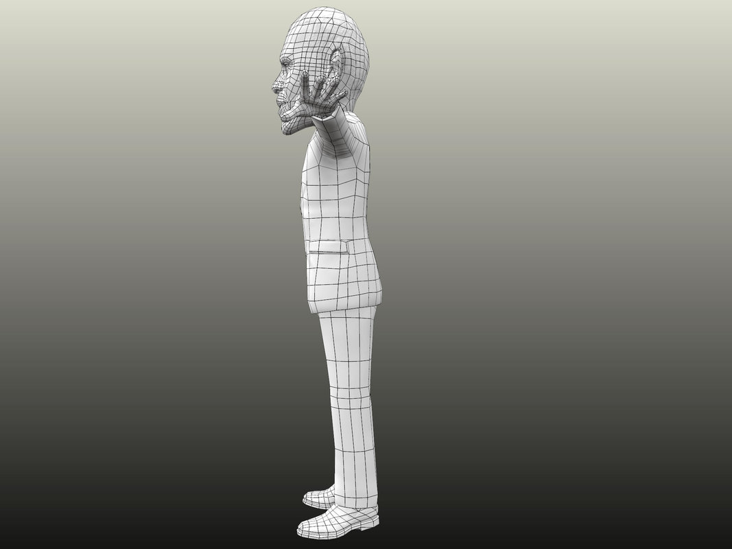 Obama 3D caricature