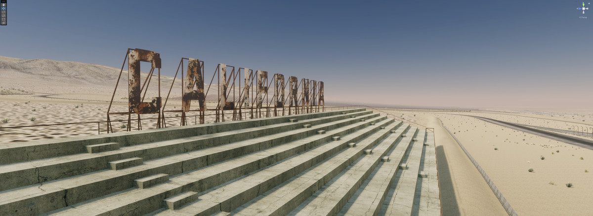 Realistic Race Track California