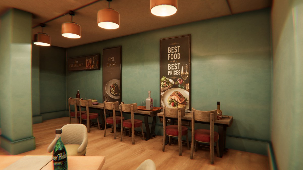 Restaurant & Bar 3d Modular Environment Pack