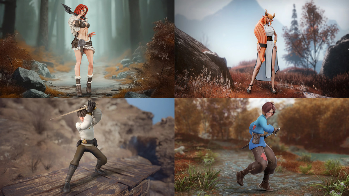 12 In 1 Mega Bundle - Stylized Characters Warriors - #68