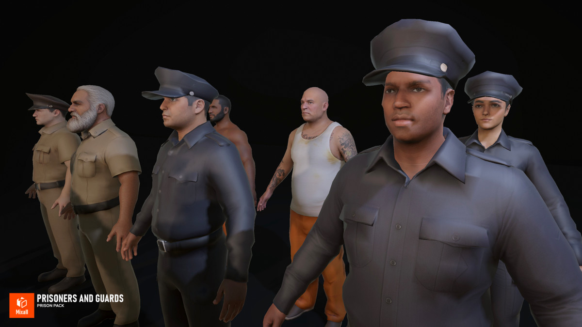 Prisoners and guards - Prison pack