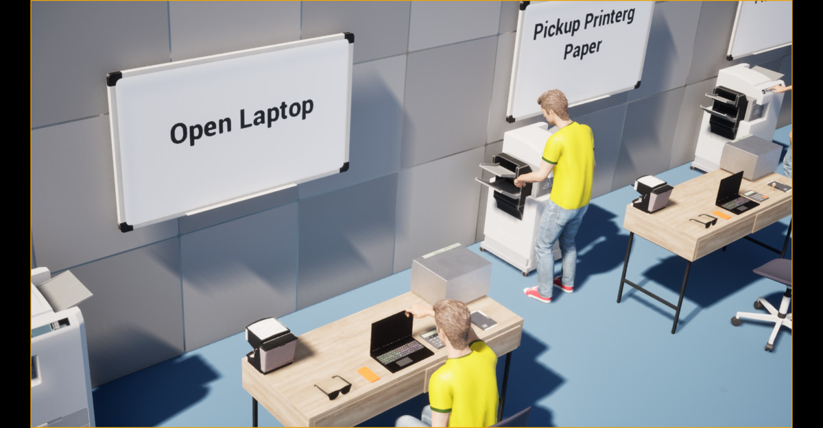 Office Worker Animation