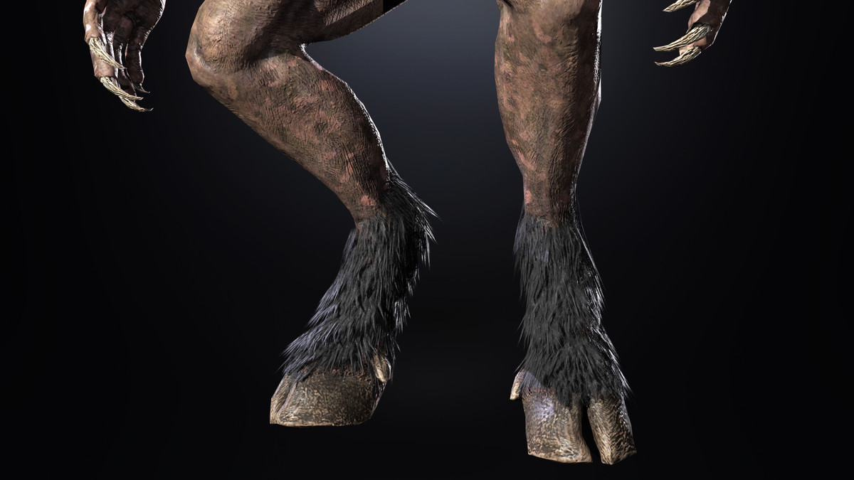 Chort, Goatman, Baphomet, Demon - Mythical Creatures (Bonus: Zombie Skin)