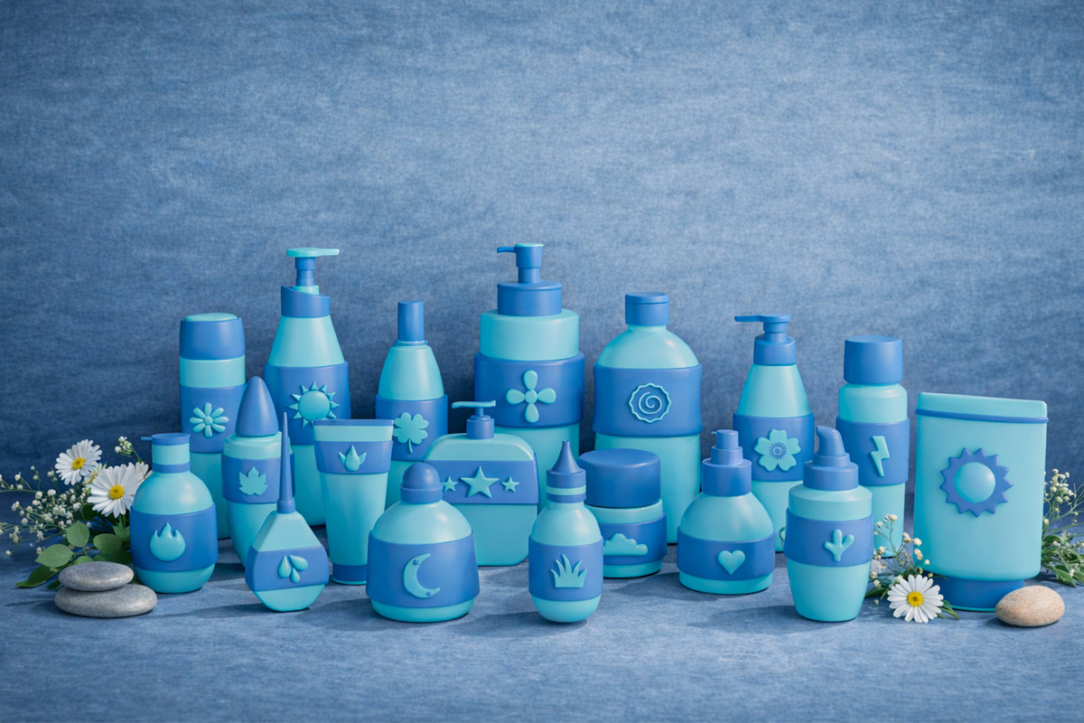 Low Poly Cosmetic Products