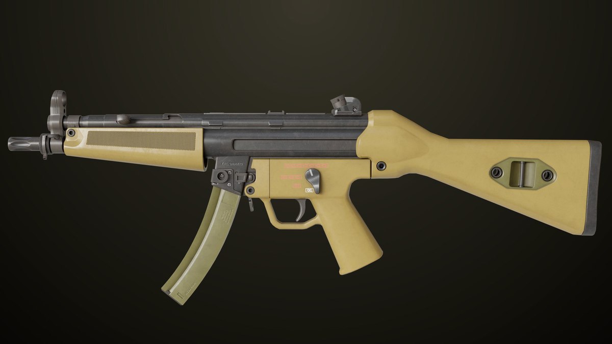 Two Machine Gun 15 Sandal Single Mat URP HDRP Textures