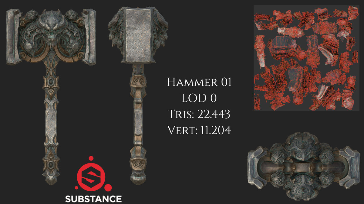 6 Massive Blacksmithing Hammers