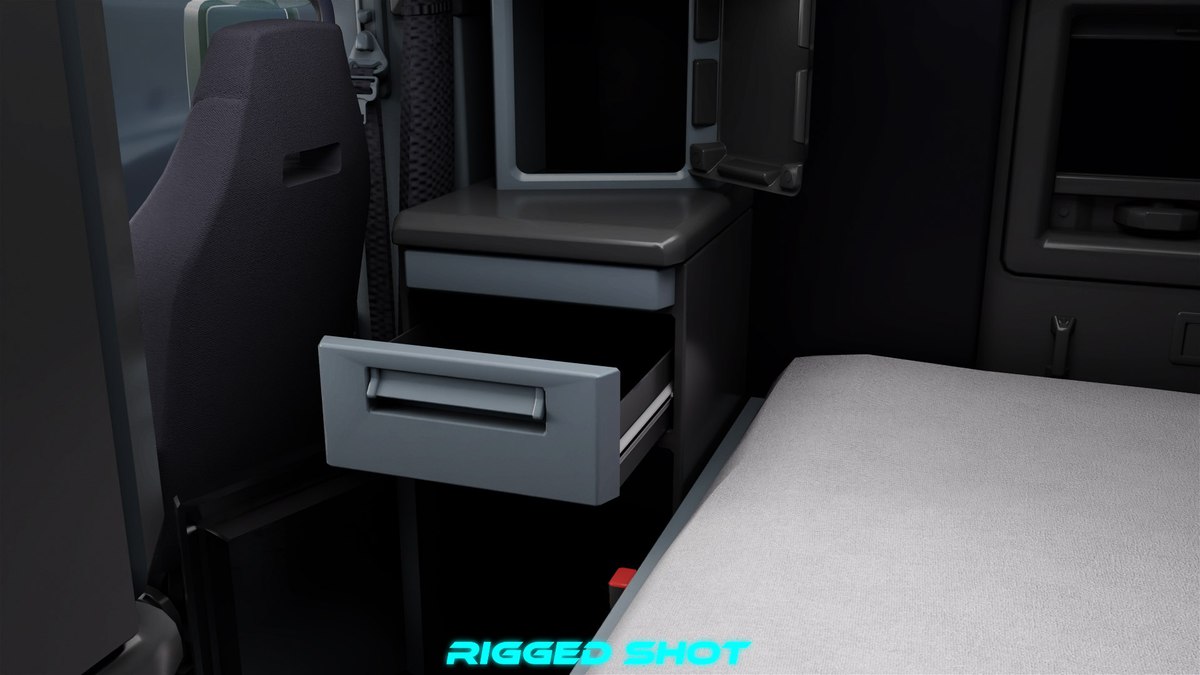 Heavy Truck Blue Chassis 05 URP HDRP Textures