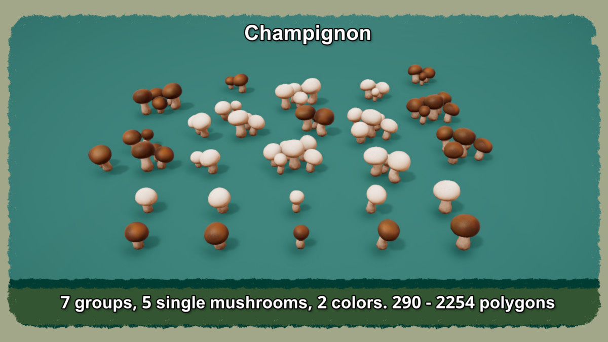 PIDI COSY: Stylized Mushrooms Vol 1