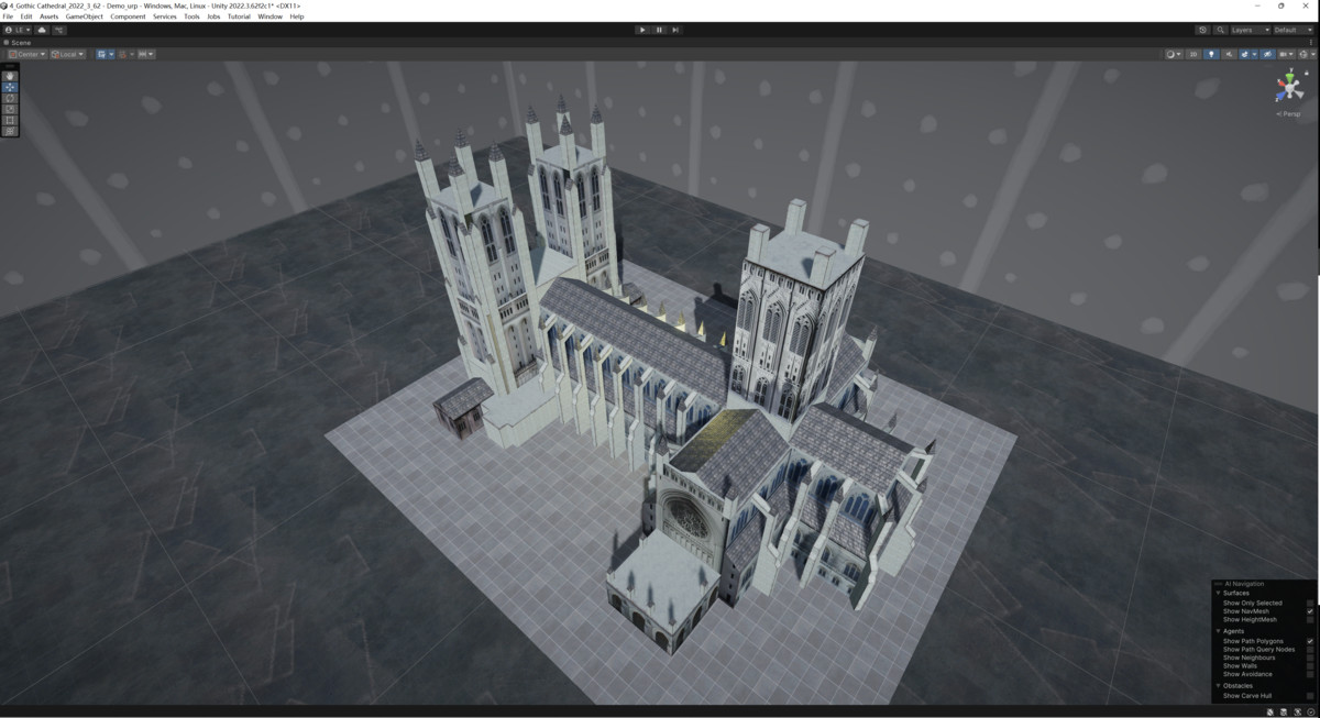 3D Model - Gothic Cathedral