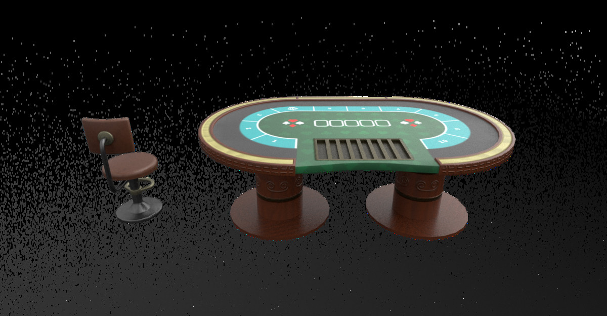 Stylized Casino Game Pack - Low Poly Props