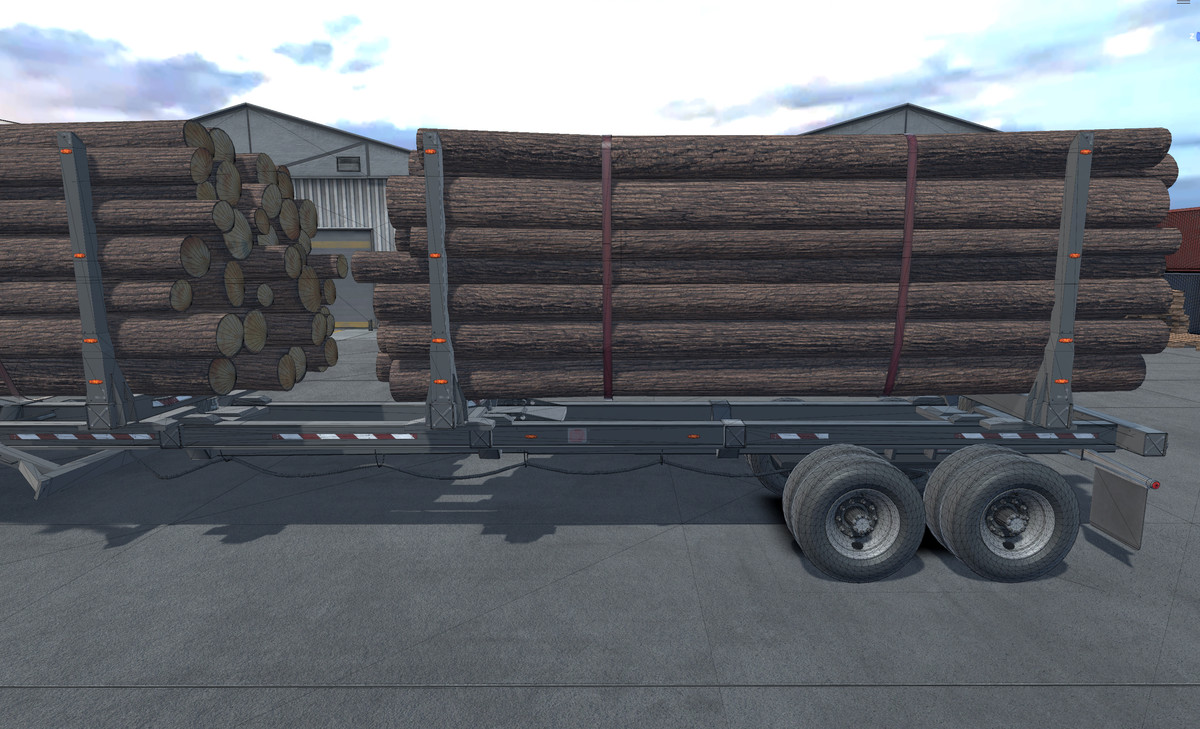Cabover log truck