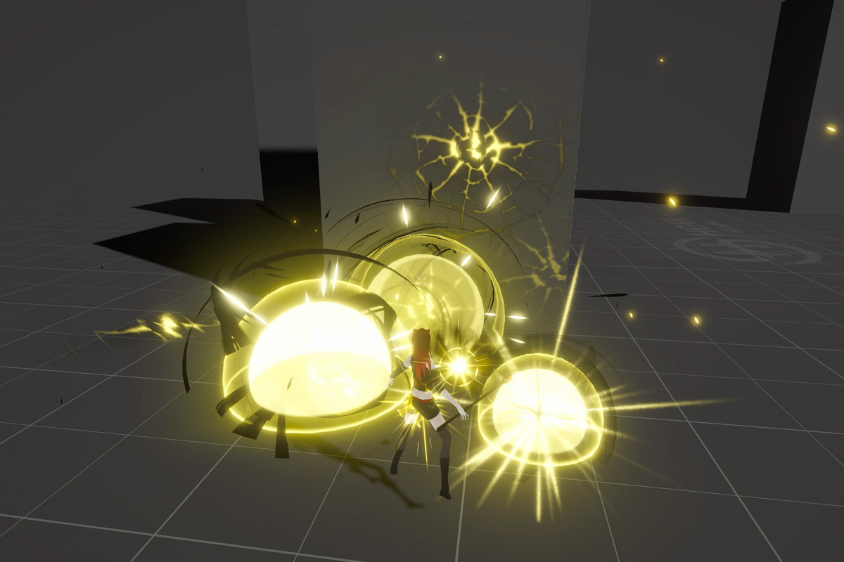 Character following orbs system