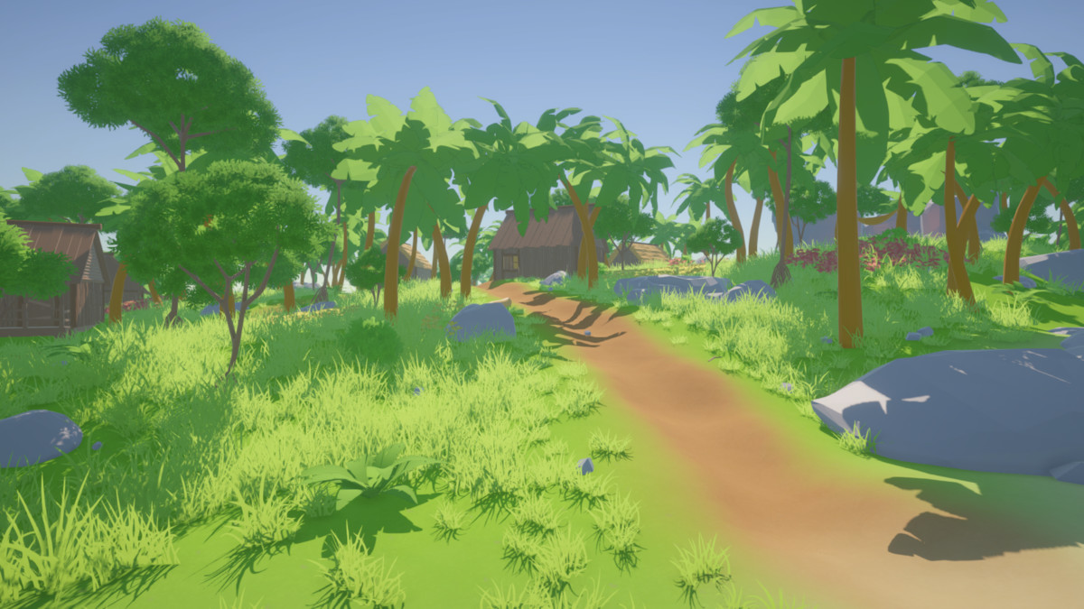 VERDANT Low Poly Tropical Island Modular Village