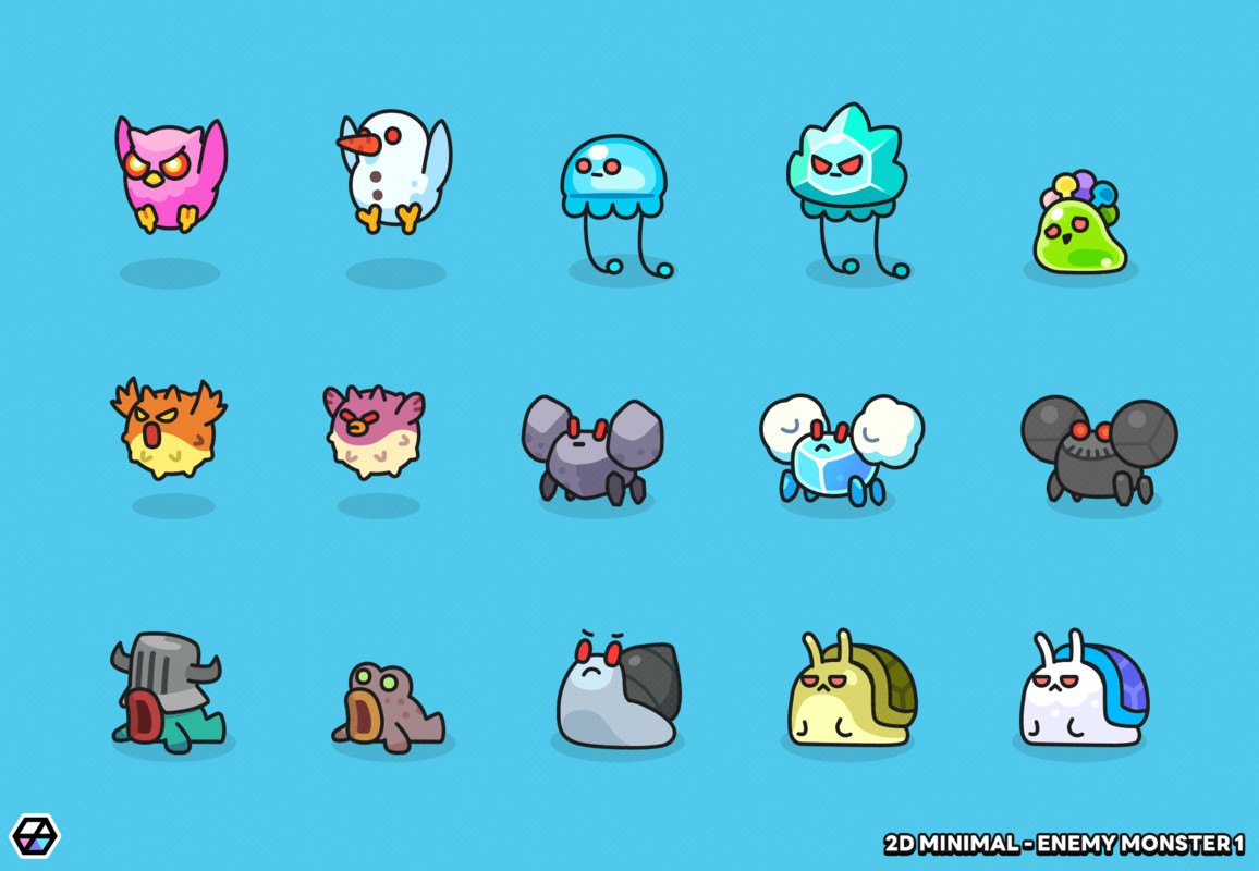 2D Minimal - Enemy Monster1