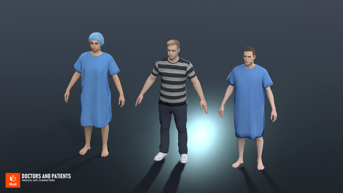 Doctors and Patients - Medical NPC Characters