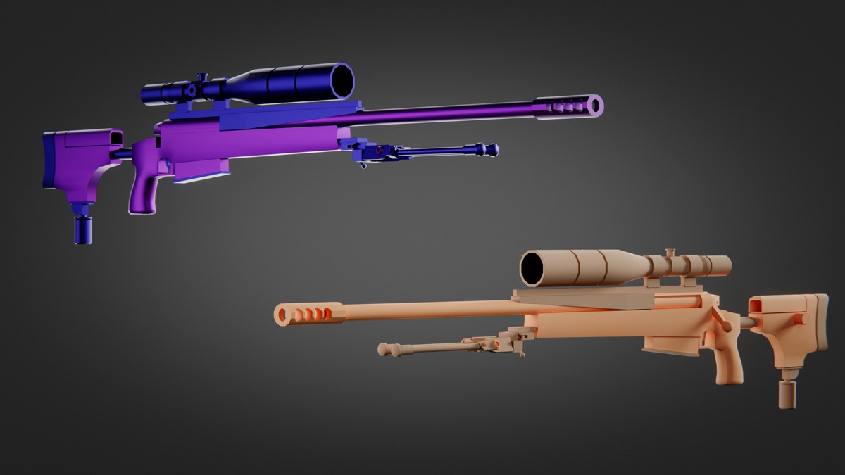 Ultimate Weapon Pack — 23 Guns + 943 Skins (Low Poly, Stylized, FPS/TPS Ready)
