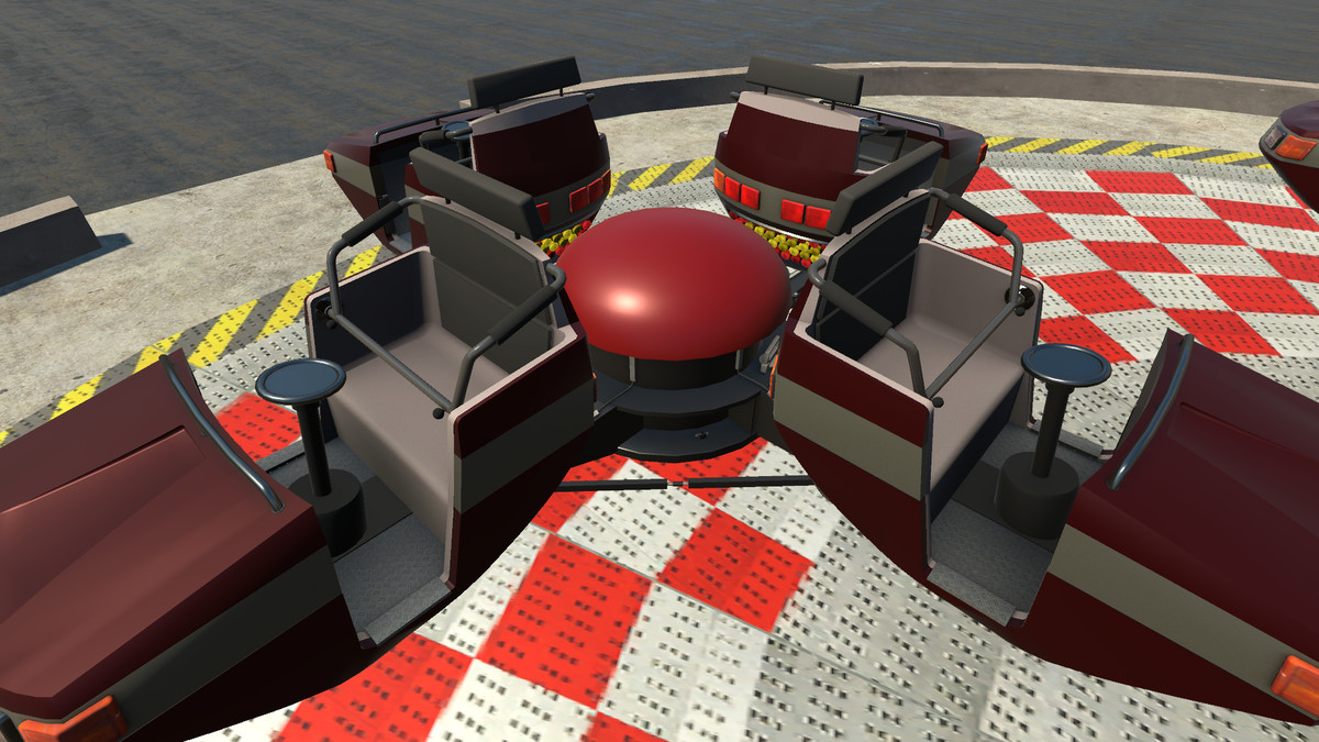 High Detail Fairground Ride 02 - DiscoDancer