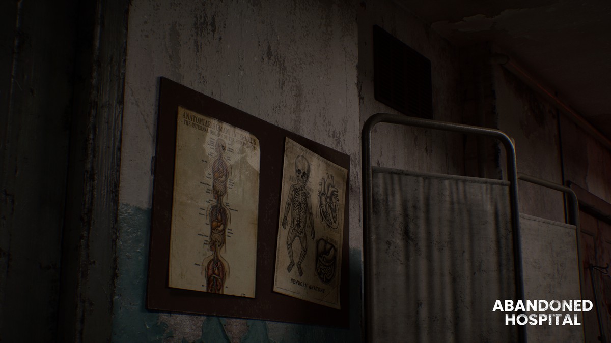 Abandoned Hospital Corridor