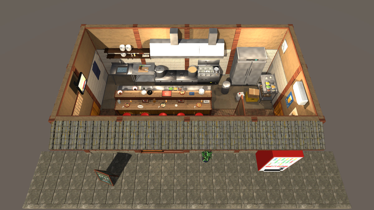 Japanese Ramen Shop – Simulator Ready