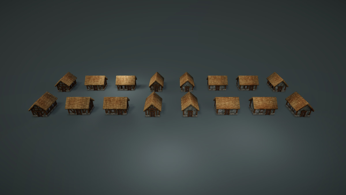 PIDI - Top Down: Medieval Houses Vol 2