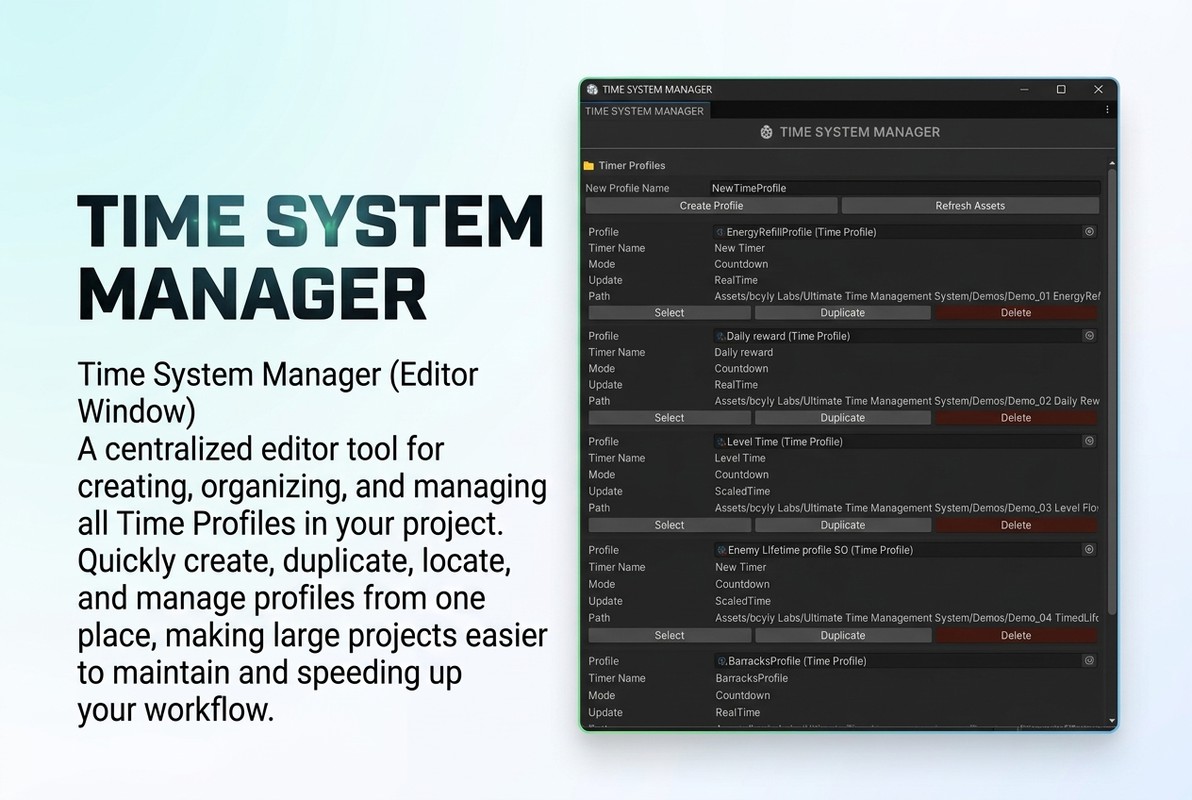 Ultimate Time Management System: Timers, Save & Offline Progress