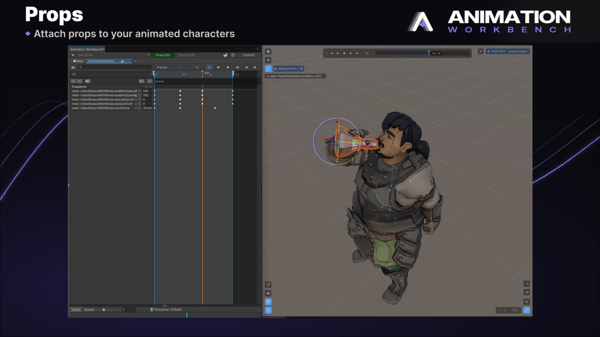 Animation Workbench Pro - Edit, Pose & Preview Animations
