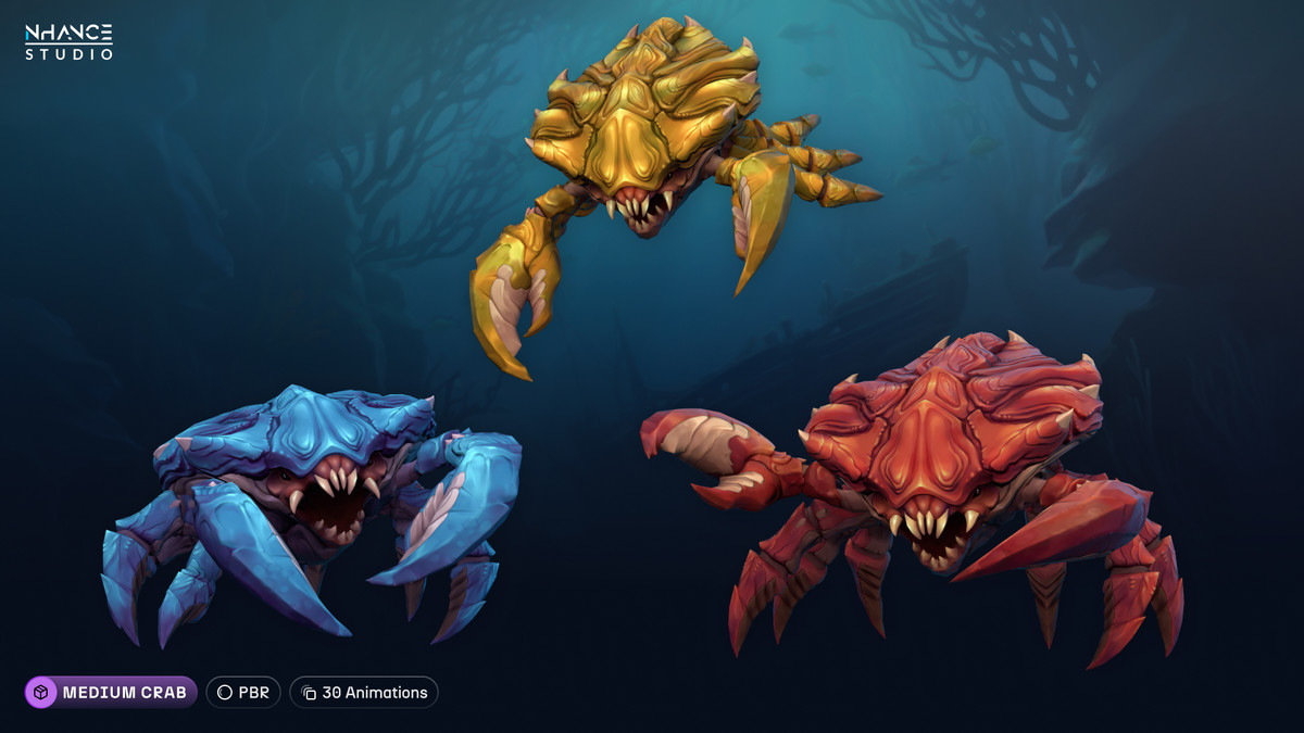 Stylized Sea Animals Bundle