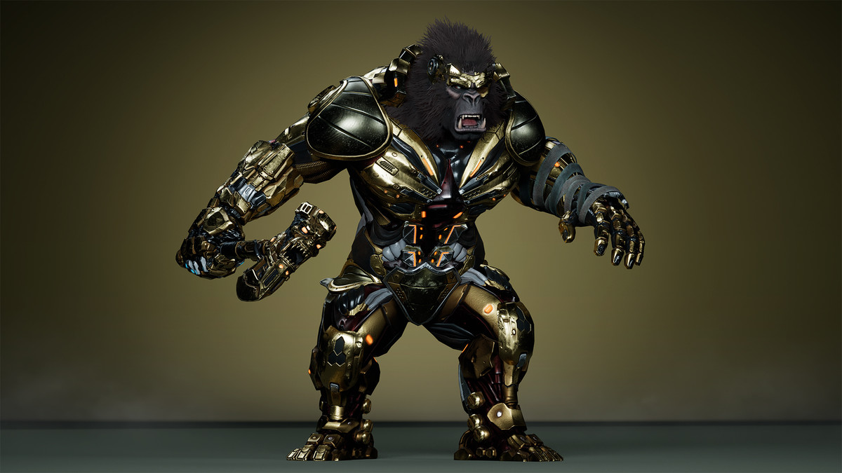 Sci-Fi Titan Gorilla