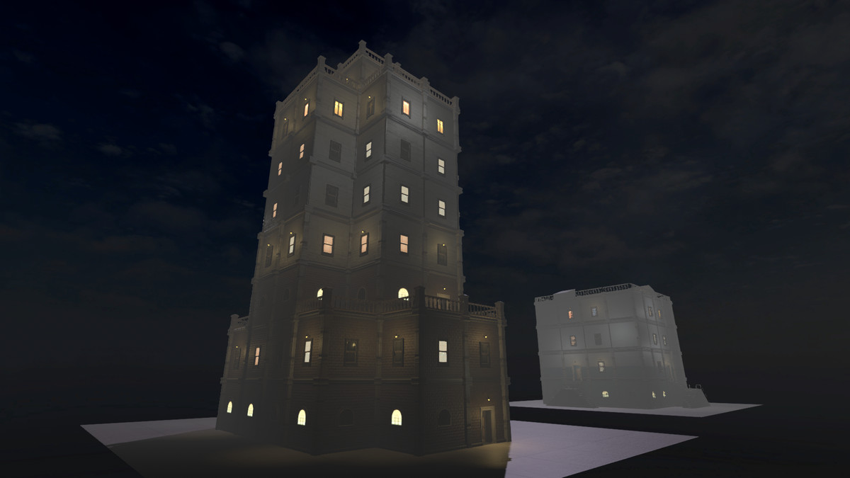Realistic Modern Modular Building 1 Asset Package