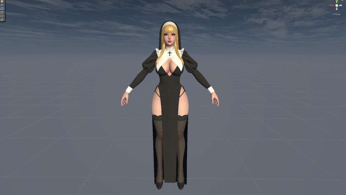 Nun Celestia - Female Character Series