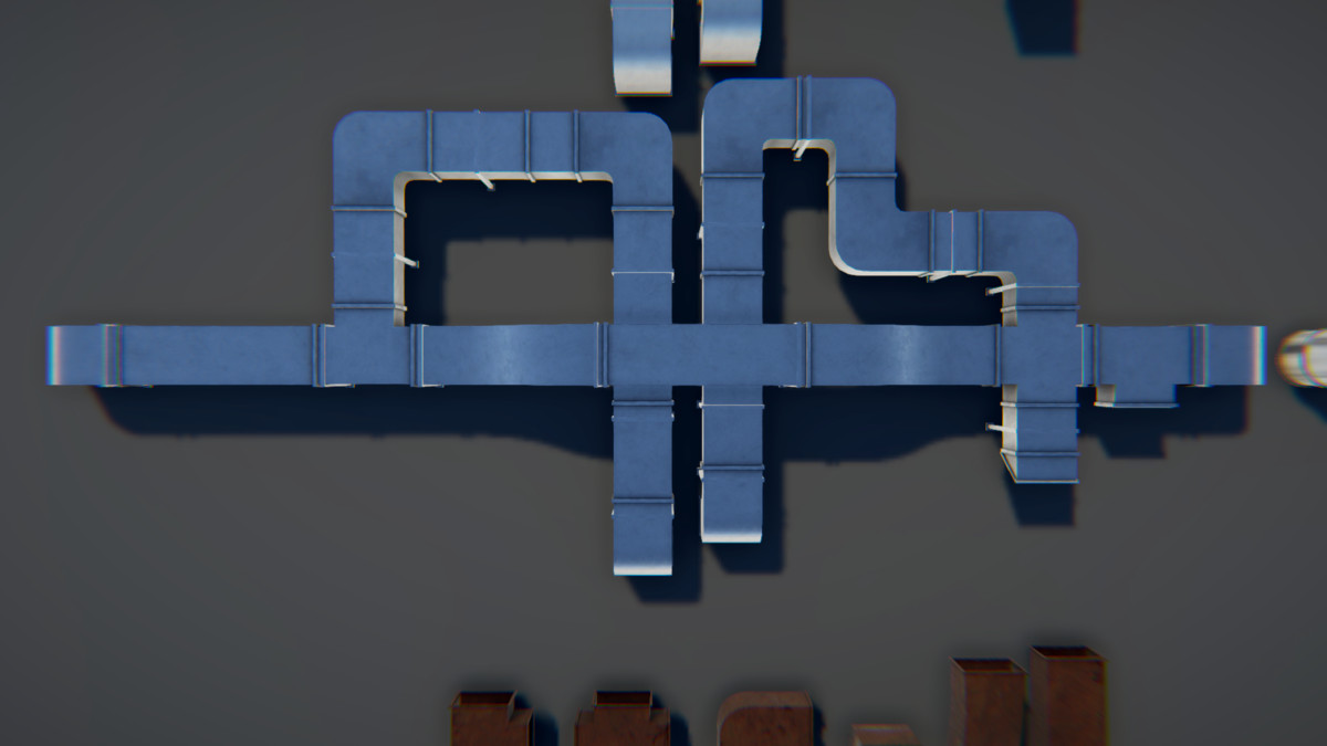 Modular Industrial Air Duct System