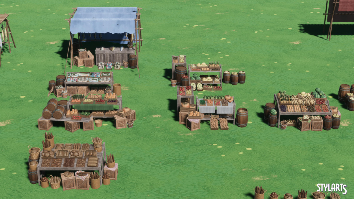 Stylized Medieval Market Fatpack