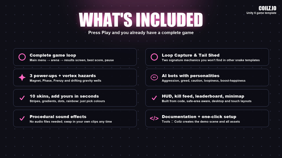 Coilz.io - Slither, Snake & Worm Arena Game