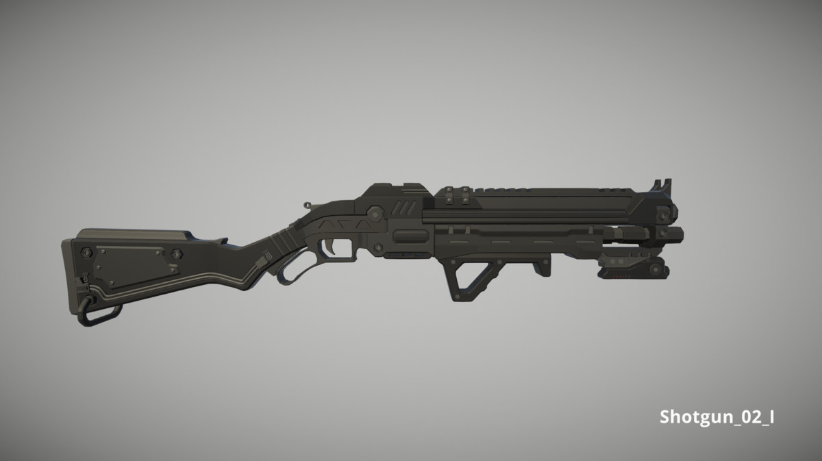 Cyberpunk Armory - Low Poly