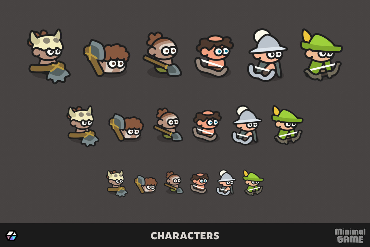 GUI Pro - Minimal Game Dark