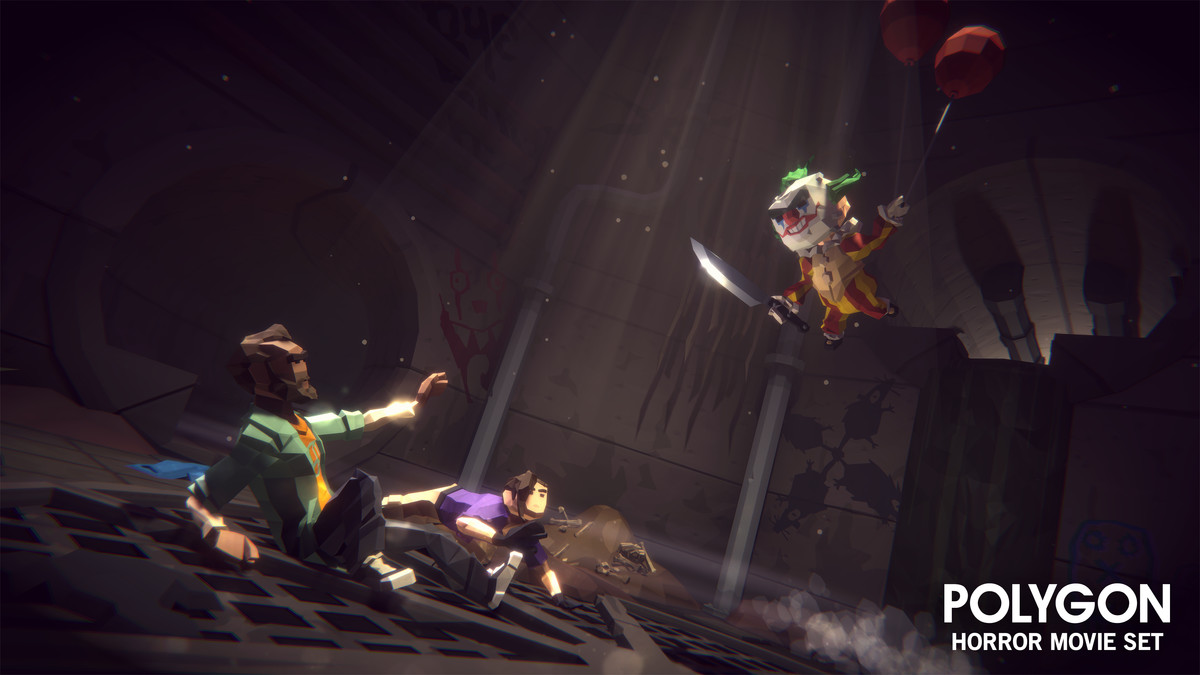 POLYGON - Horror Movie Set - Low Poly 3D Art by Synty