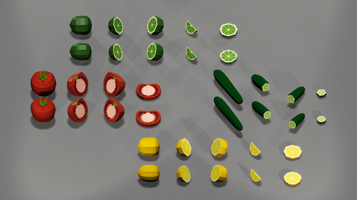 Ultimate Vegetable Pack - 3D Low Poly Assets