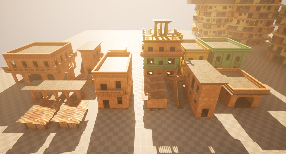 Sci-Fi Dieselpunk City