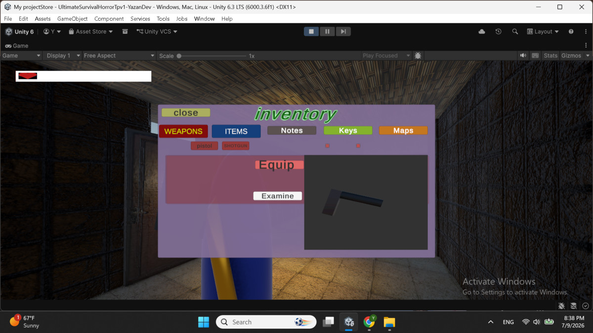 Ultimate Survival Horror Cinematic Third-Person Template