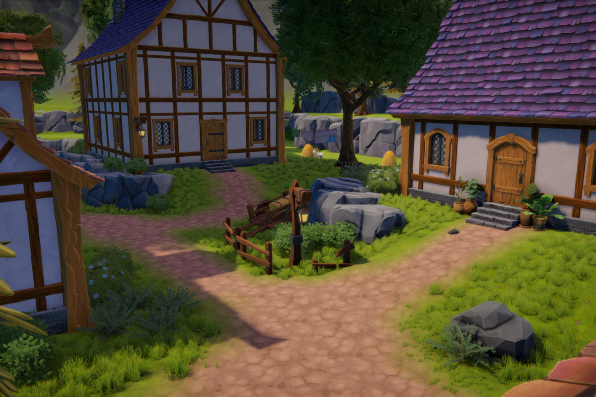 Stylized Medieval Village