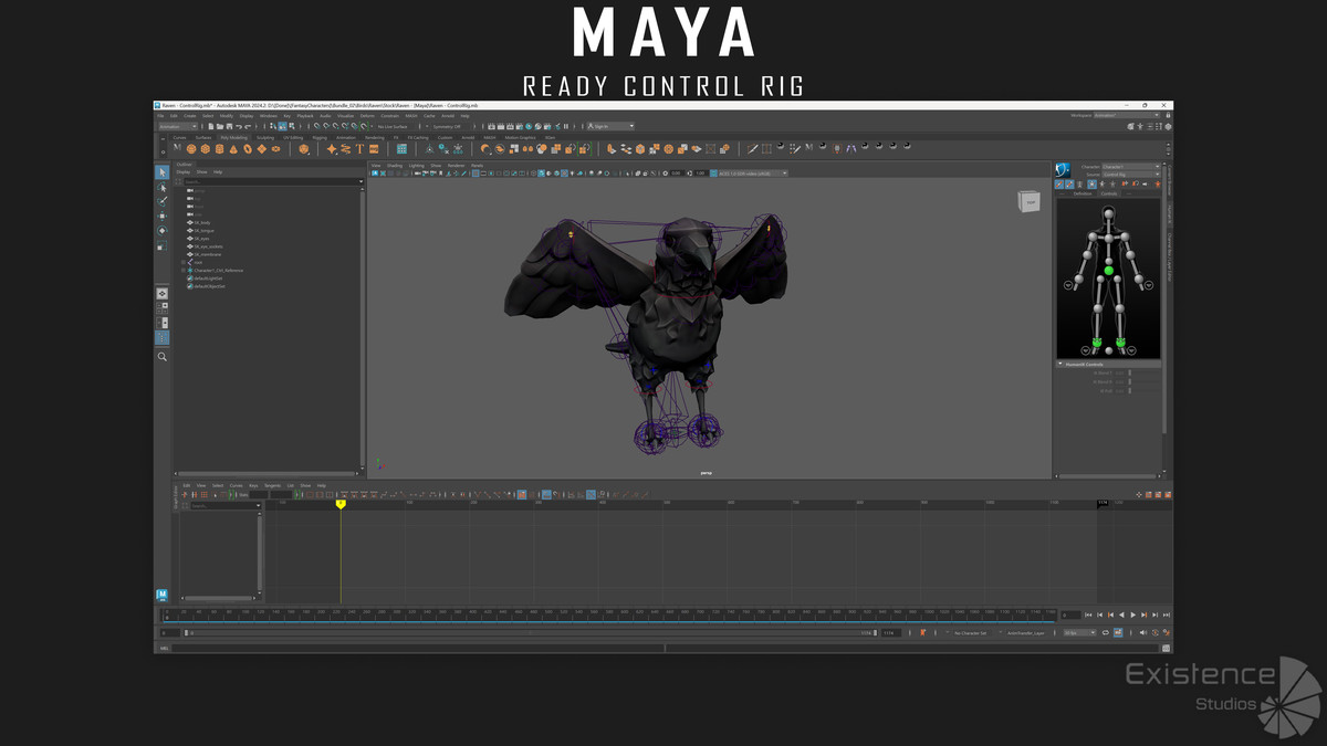 Raven - Flying System - Bird Behavior - #75