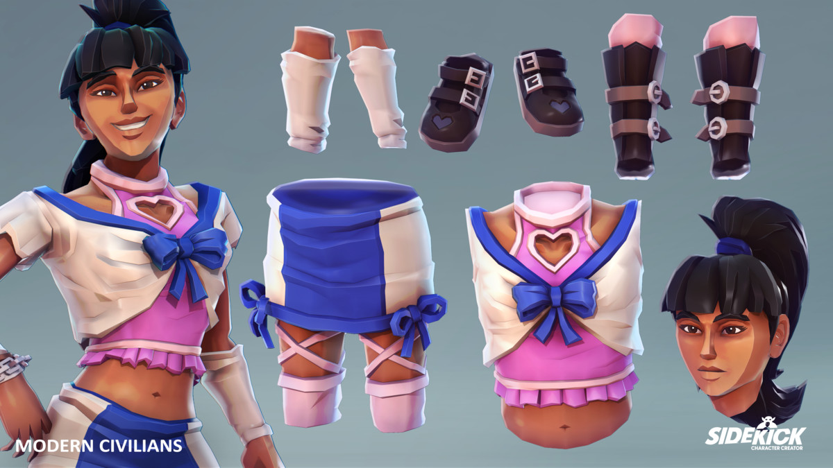 Modern Civilians – Sidekick Modular Characters by Synty